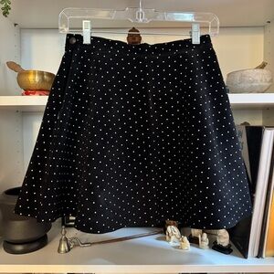 American Apparel original coveted black suede polka dot leather skirt (4 colors)